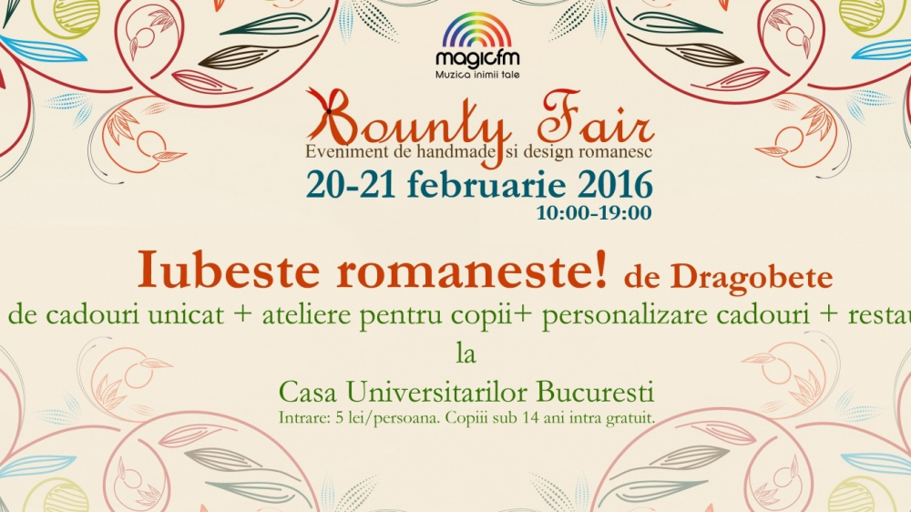 Bounty Fair – Iubește românește, de Dragobete!