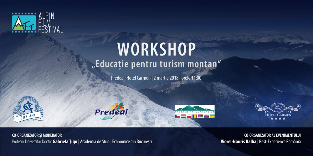 Workshop ”Educație pentru turism montan”