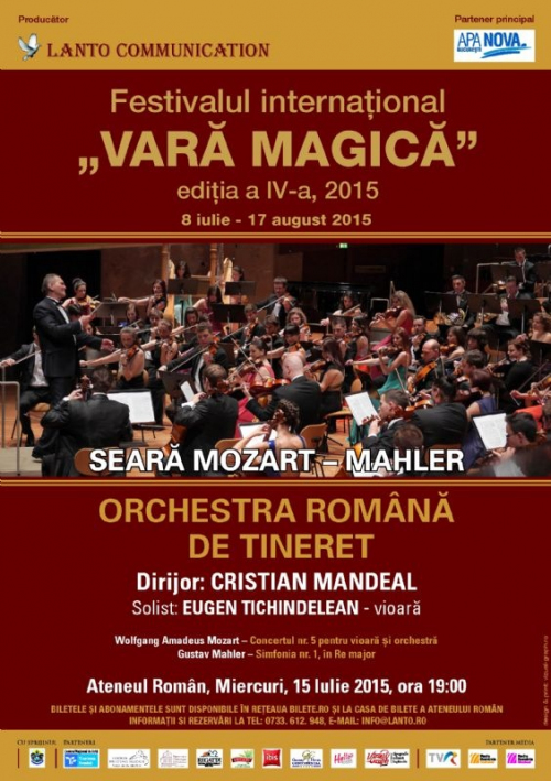 Festivalul Internațional „Vară Magică” 2015, ediția a IV-a 