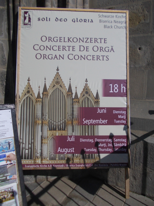 Concert de orgă la Biserica Neagră