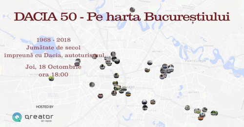 DACIA 50 - Pe harta Bucureștiului