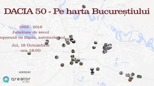 DACIA 50 - Pe harta Bucureștiului