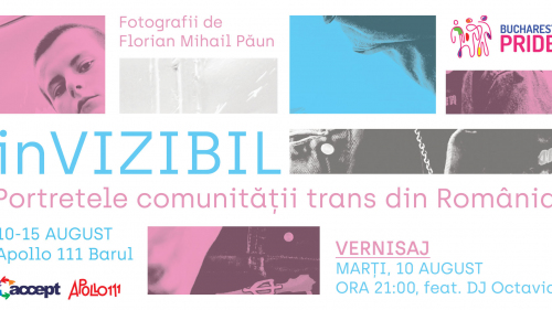 Expoziție: inVizibil - Portretele Comunității Trans din România @Apollo111 Barul