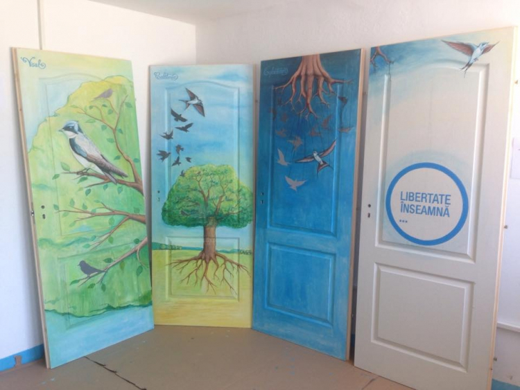 „Eu vreau sa pictez uși”