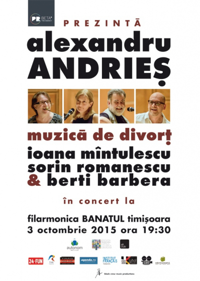 Muzică de divorț de Alexandru Andrieș la Timișoara