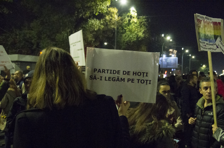 București. Imagini din serile de proteste/Colectiv  