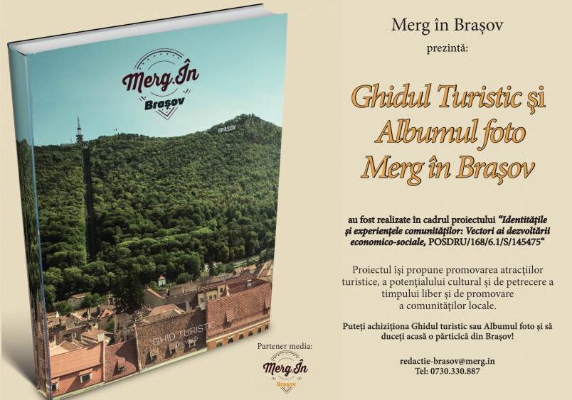 Ghidul turistic și albumul foto "Merg.În.Brașov", acum și în limba engleză