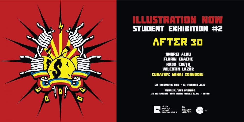 „Illustration Now. Student Exhibition #2”, la Muzeul Național de Artă Contemporană