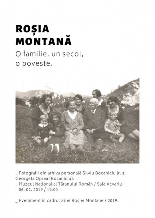 Roșia Montană - o familie, un secol, o poveste. Expoziție foto