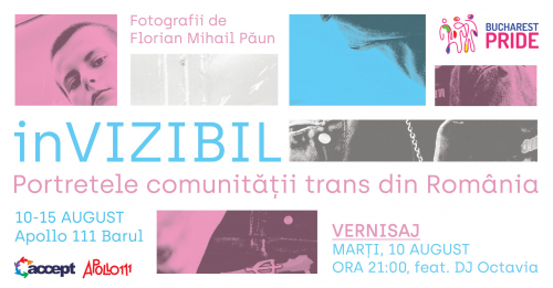 Expoziție: inVizibil - Portretele Comunității Trans din România @Apollo111 Barul