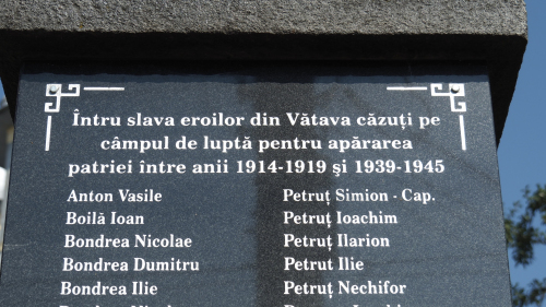 Monumentul Eroilor din satul Vătava