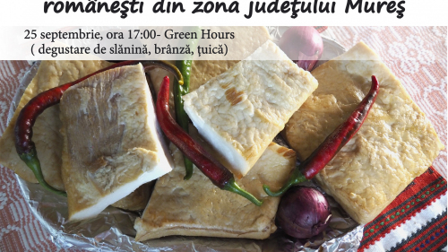 Degustare de produse tradiționale românești din zona județului Mureș