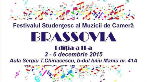 Invitație la Festivalul Studențesc de Muzică de Cameră „BRASSOVIA”